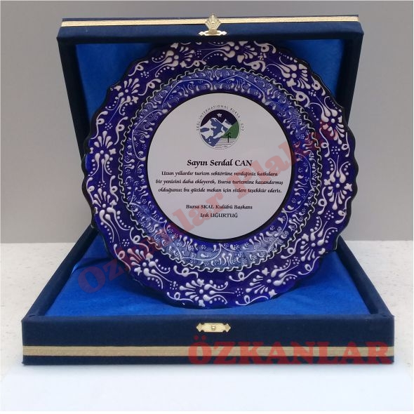 Çini Tabak Plaket KOD: ÇT 3
