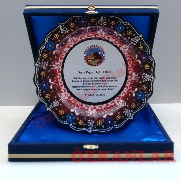 Çini Tabak Plaket KOD: ÇT 5