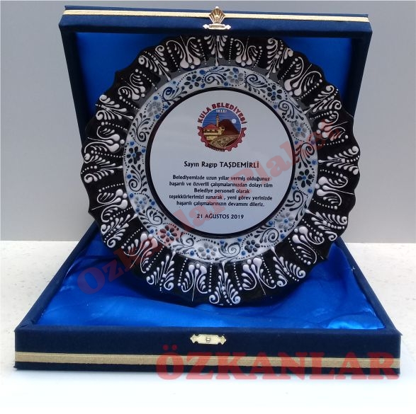 Çini Tabak Plaket KOD: ÇT 6