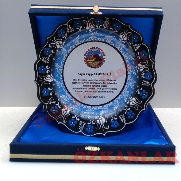 Çini Tabak Plaket KOD: ÇT 7