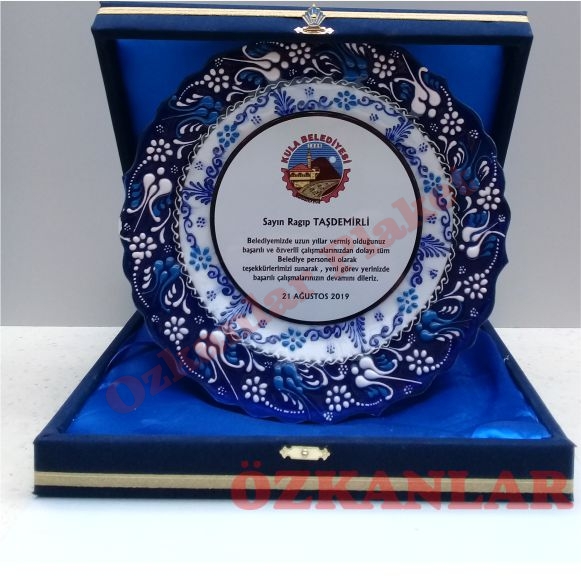 Çini Tabak Plaket KOD: ÇT 8