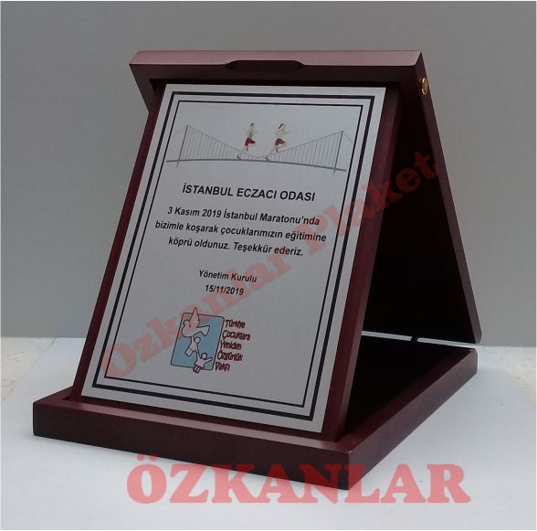 Ahşap Plaket KOD: AP 4