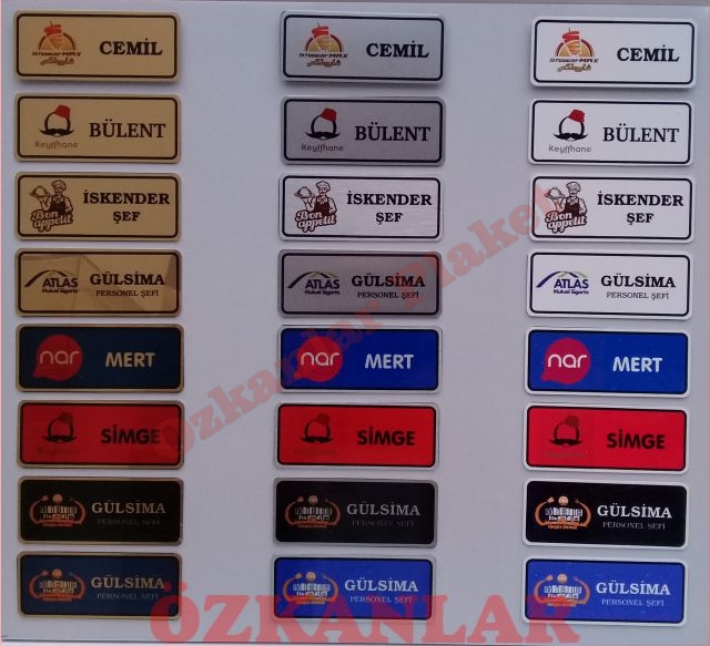 Yaka İsimliği KOD: YK 19