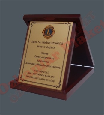 Ahşap Plaket KOD: AP 2 